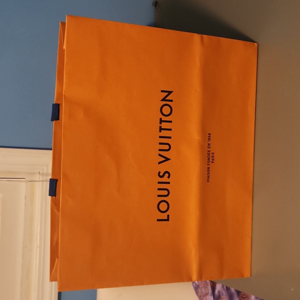 Louis Vuitton XL Paper Shopping bag&bonus Galeries Lafayette Champs Elysees bag